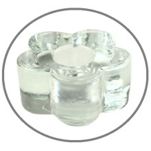 Glass Candle Holder Daisy-shape